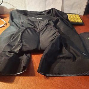 NEW !Dealyork Men cycling Biking Shorts Black Size L New With Tag